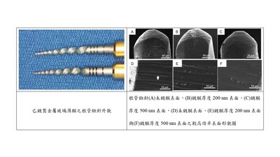 明志科技大學電漿與薄膜科技中心開創金屬玻璃薄膜的醫療用途圖片