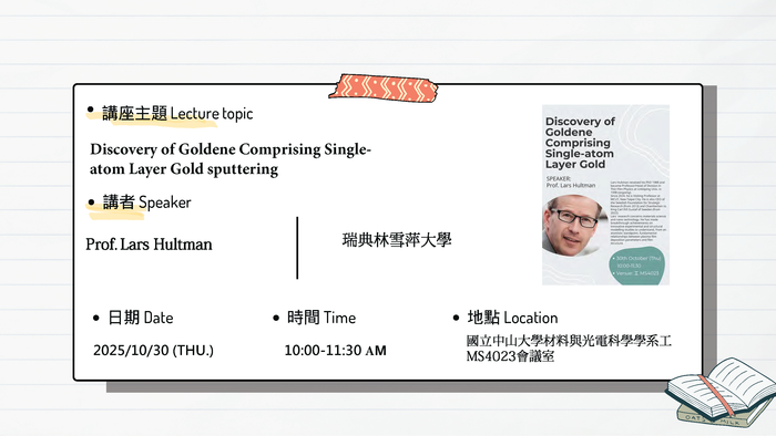 【專題講座】Discovery of Goldene Comprising Singleatom Layer Gold sputtering圖片